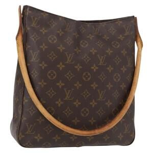 LOUIS VUITTON Monogram Looping GM Shoulder Bag M51145 LV Auth BA8847